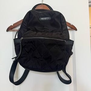Mini Black Backpack